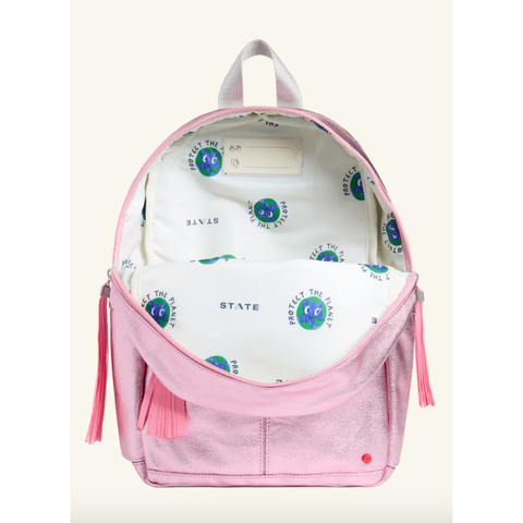 kane kids mini backpack | pink metallic