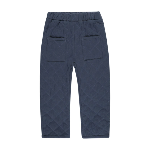 quilted winter pant || indigo