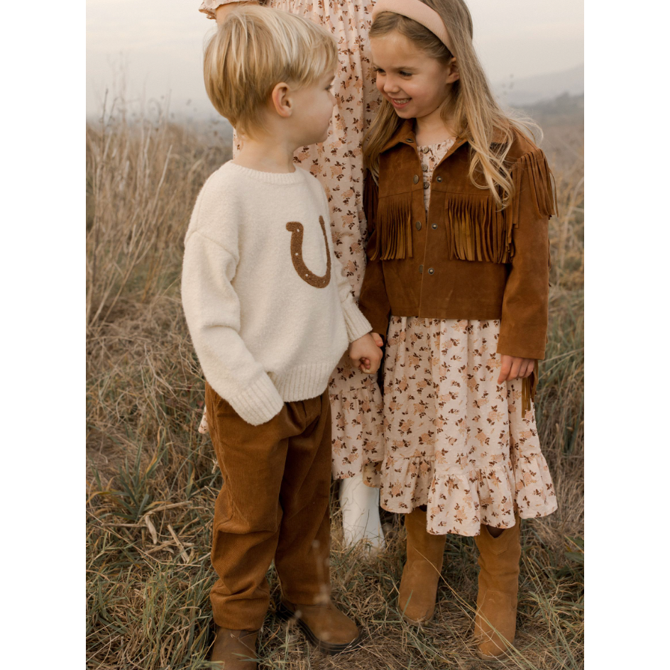 cassidy sweater || horseshoe + kalen pant || saddle