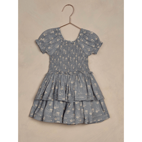 cosette dress || blue ditsy