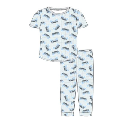 short sleeve pajama set | gamer