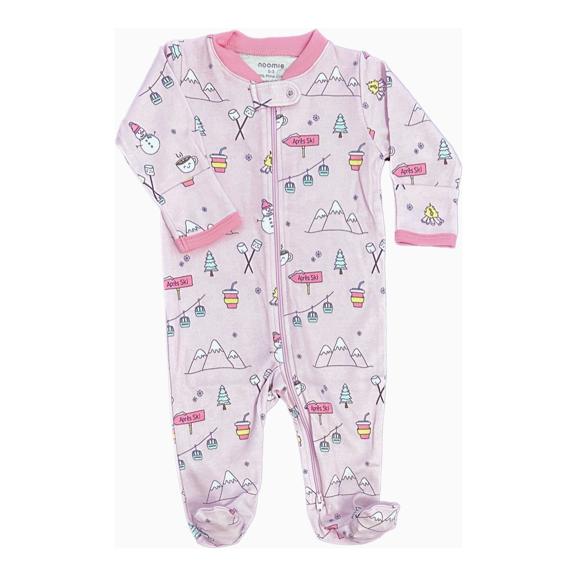 zipper footie | apres ski