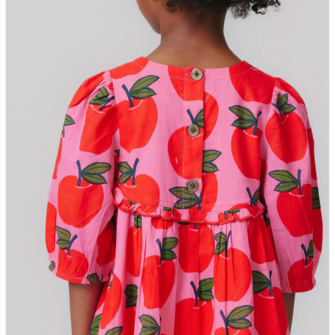 girls rowan dress | pink apples