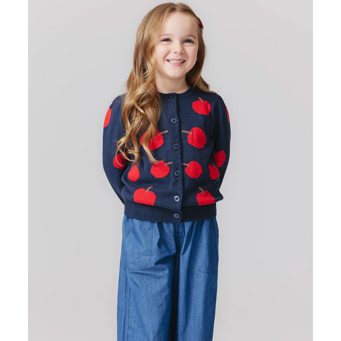 girls constance sweater | apple