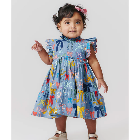 baby girls jennifer dress set | bows on bows