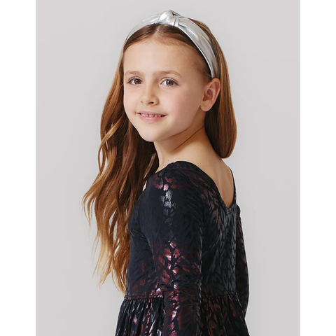 girls lame laurie dress | leopard spots