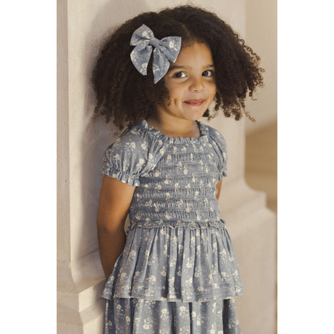 cosette dress || blue ditsy