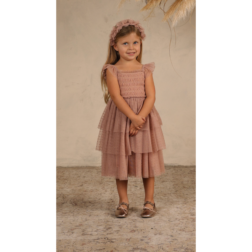 valentina dress || dusty rose