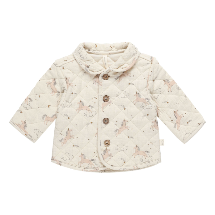 quilted jacket || unicorns