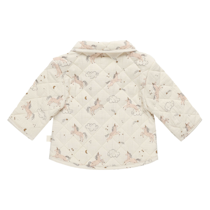 quilted jacket || unicorns