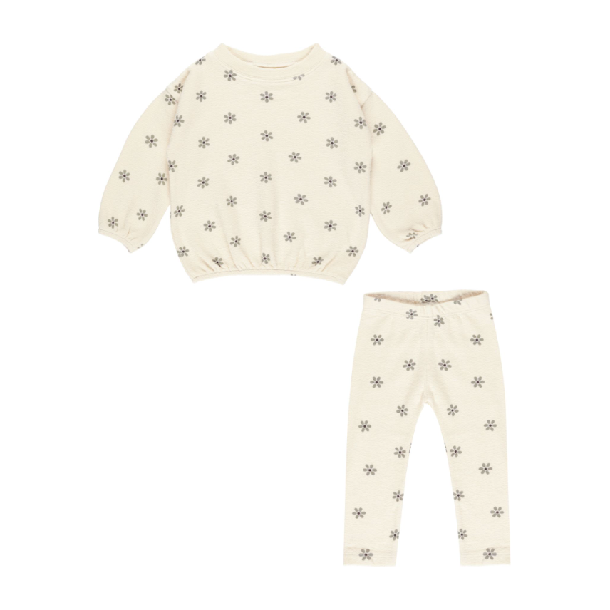 spongey knit set || daisy