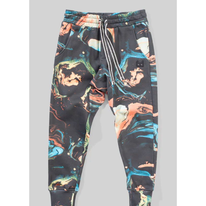 slickme pant | paint swirl