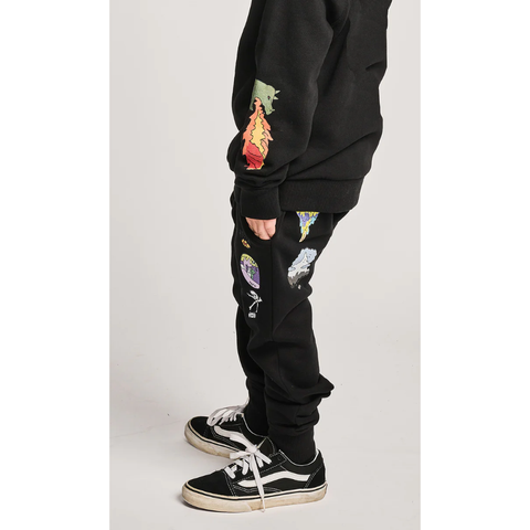 stickers pant | black