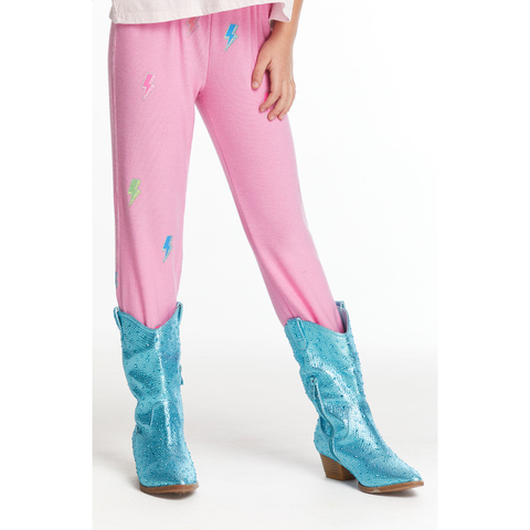 shired easy sweatpant | ballerina glitter bolts