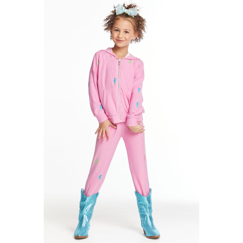 shired easy sweatpant | ballerina glitter bolts