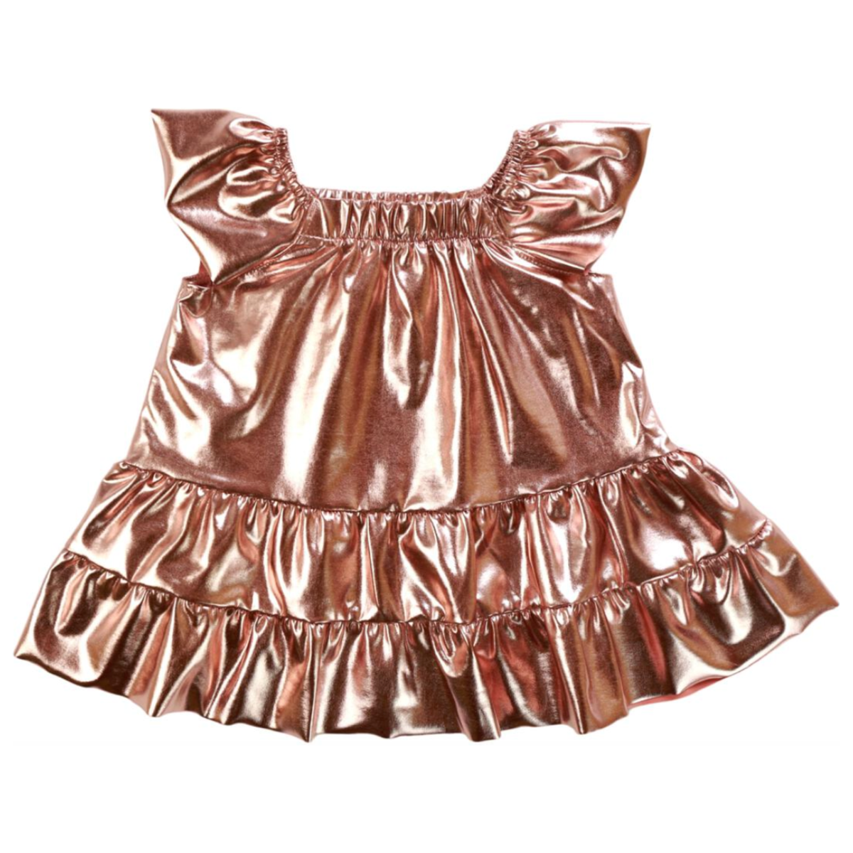 aline tierred dress | rose gold - elfin los angeles aline tierred dress | rose gold - elfin los angeles