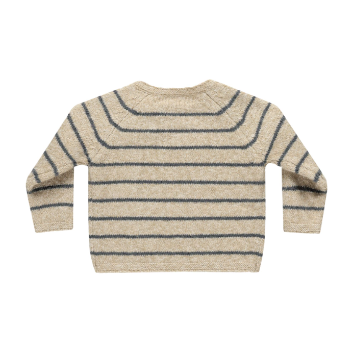 ace knit sweater || indigo stripe