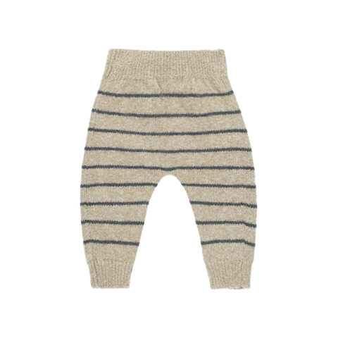 knit pant || indigo stripe