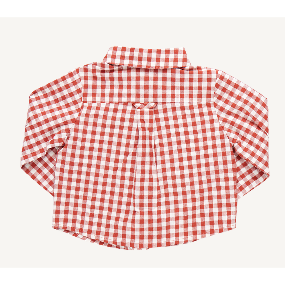 boys jack shirt | pony gingham