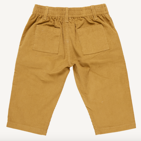 boys corduroy jackson pant  | gold