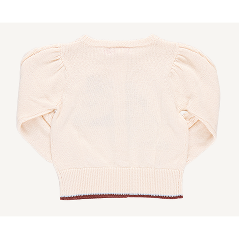 girls cable constance sweater | wild horse