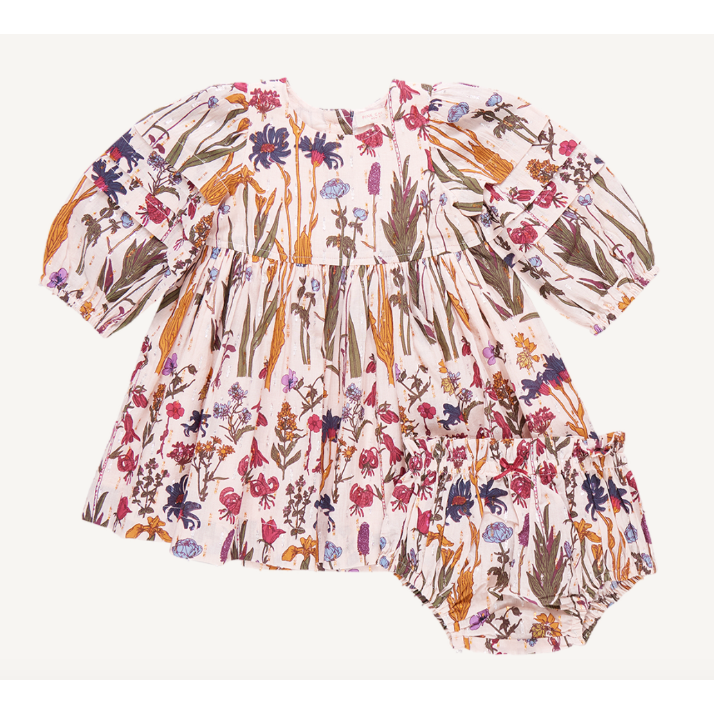 baby girls brooke dress set | autumn flowers