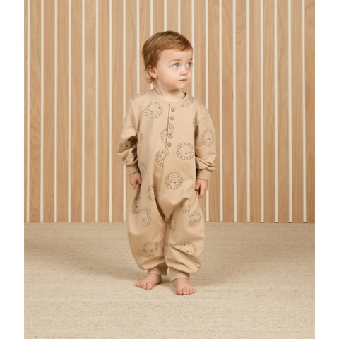 relaxed fleece jumpsuit || lions