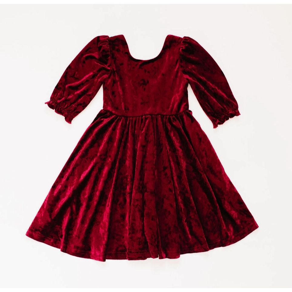 pippa dress | crushed cranberry