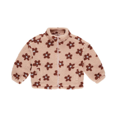 coco jacket || pink daisy