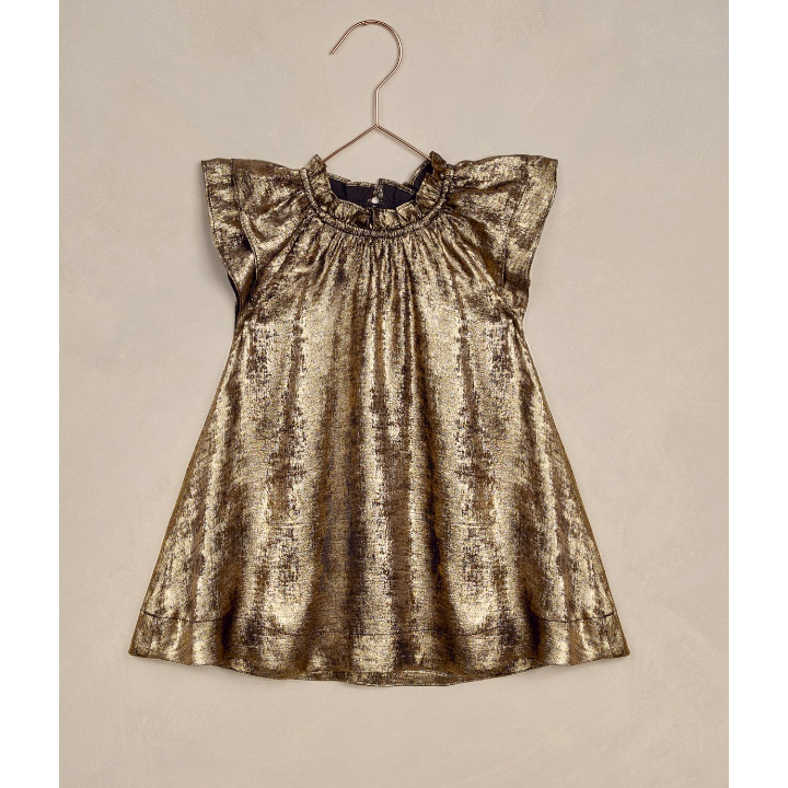 isabella dress || gold