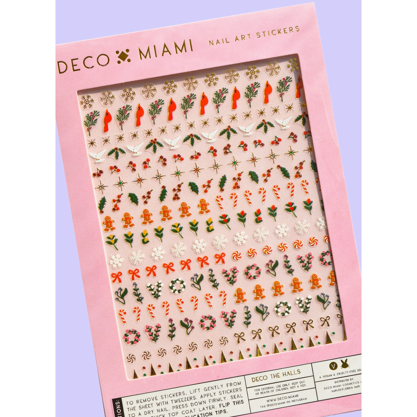 nail art stickers in deco the halls