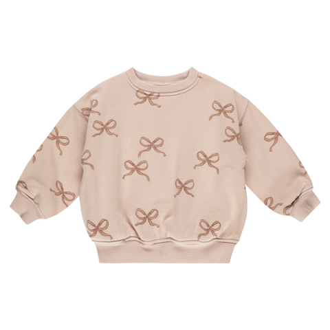 relaxed sweatshirt || bows