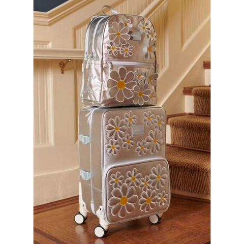 logan carry-on suitcase | 3d daisies