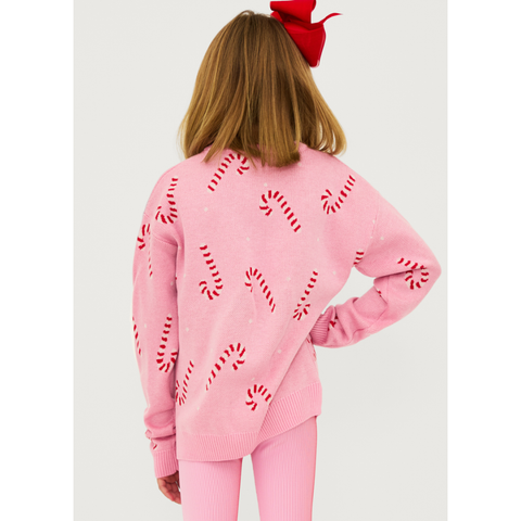 little callie sweater | candy cane