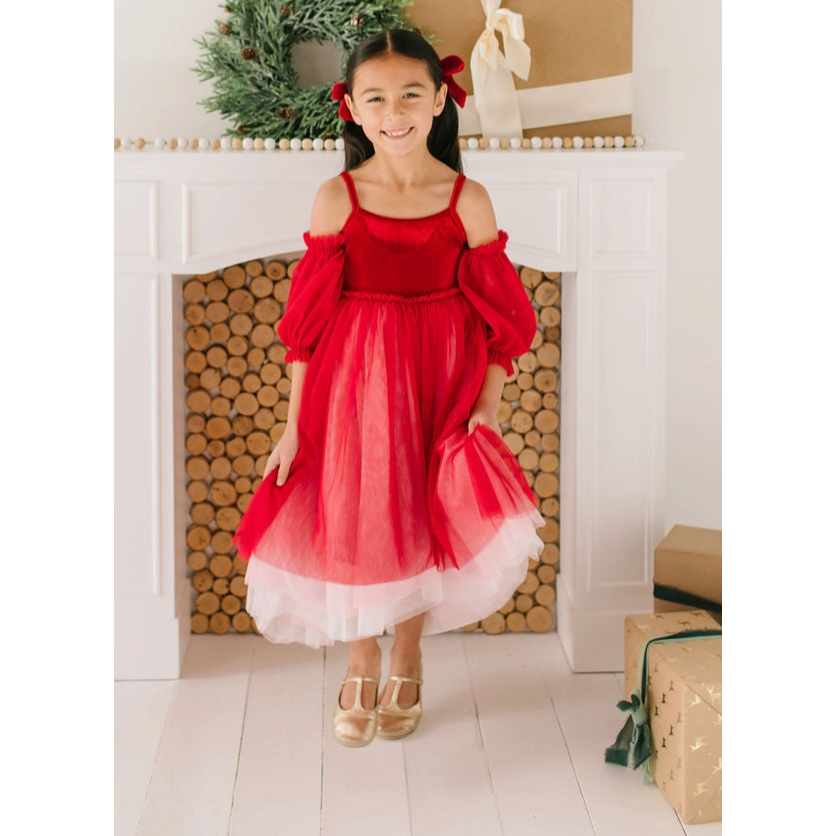 everly dress | candy cane