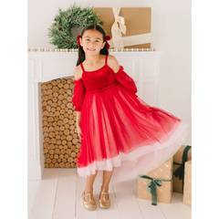 everly dress | candy cane