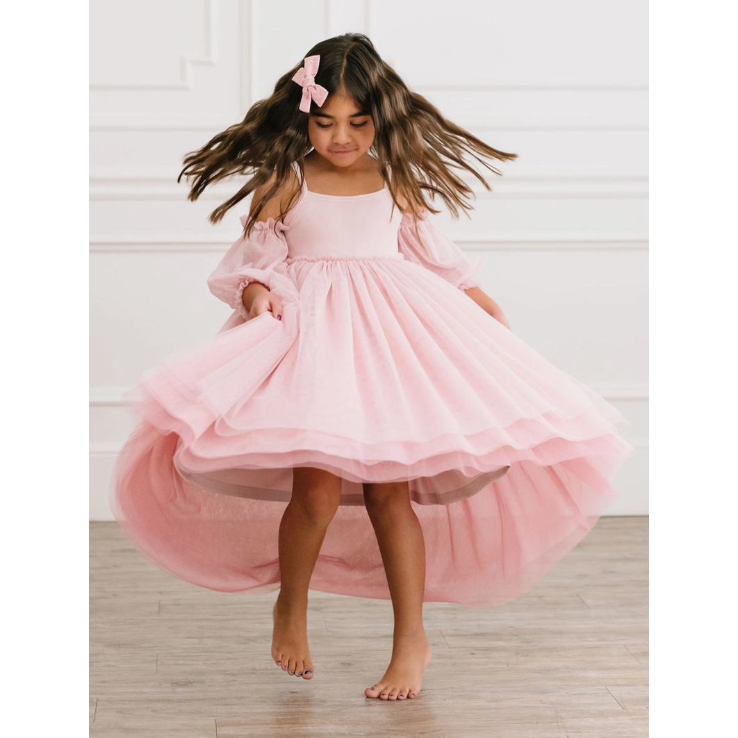 everly dress | pink rose ombre