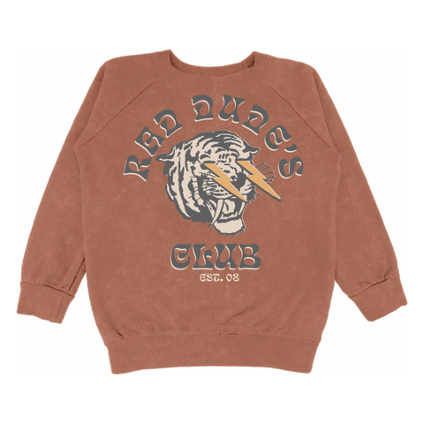 rad dudes club sweatshirt | mineral brick