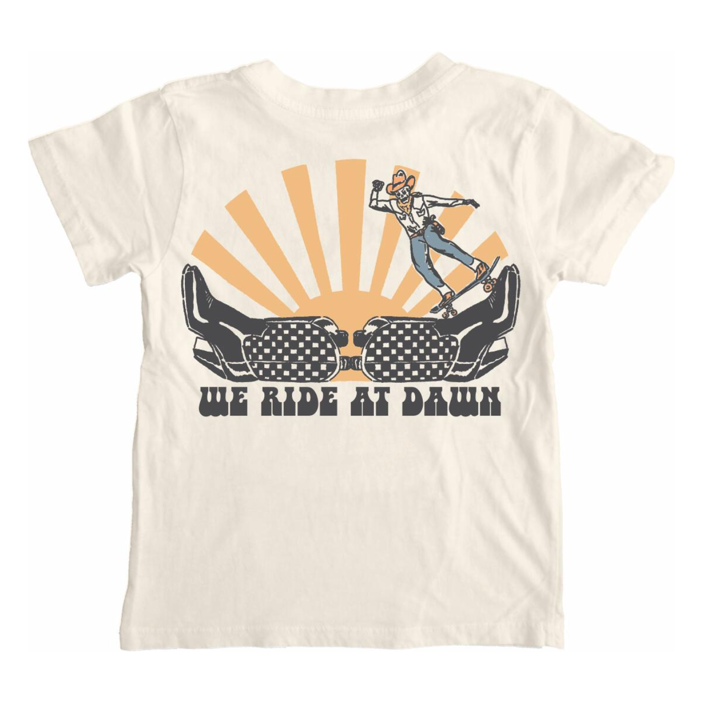 dawn riders tee | natural