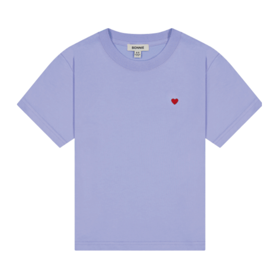 heart tee | ultra violet