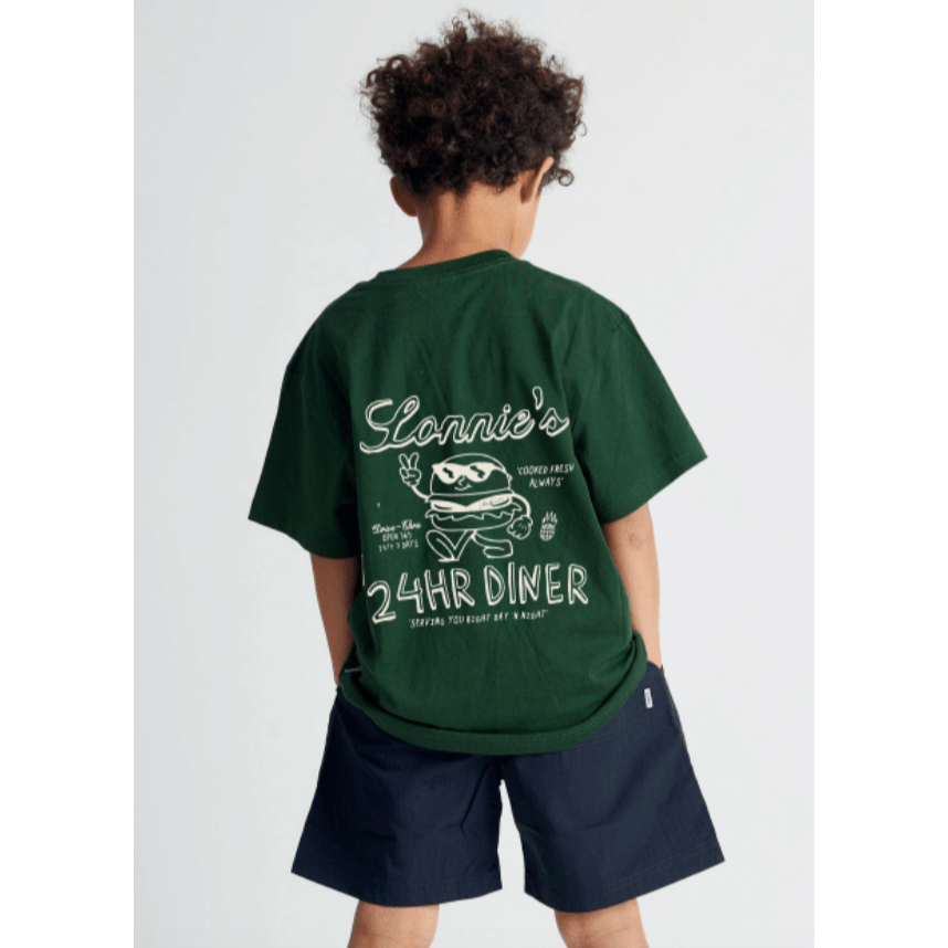 diner tee | forest green