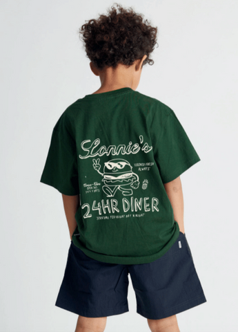 diner tee | forest green