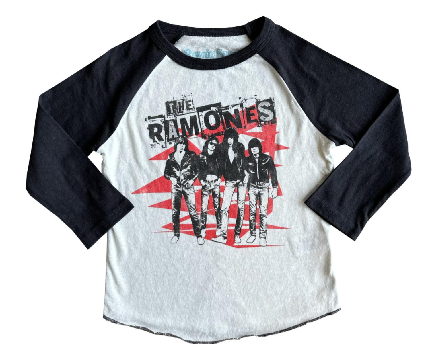 ramones raglan long sleeve tee