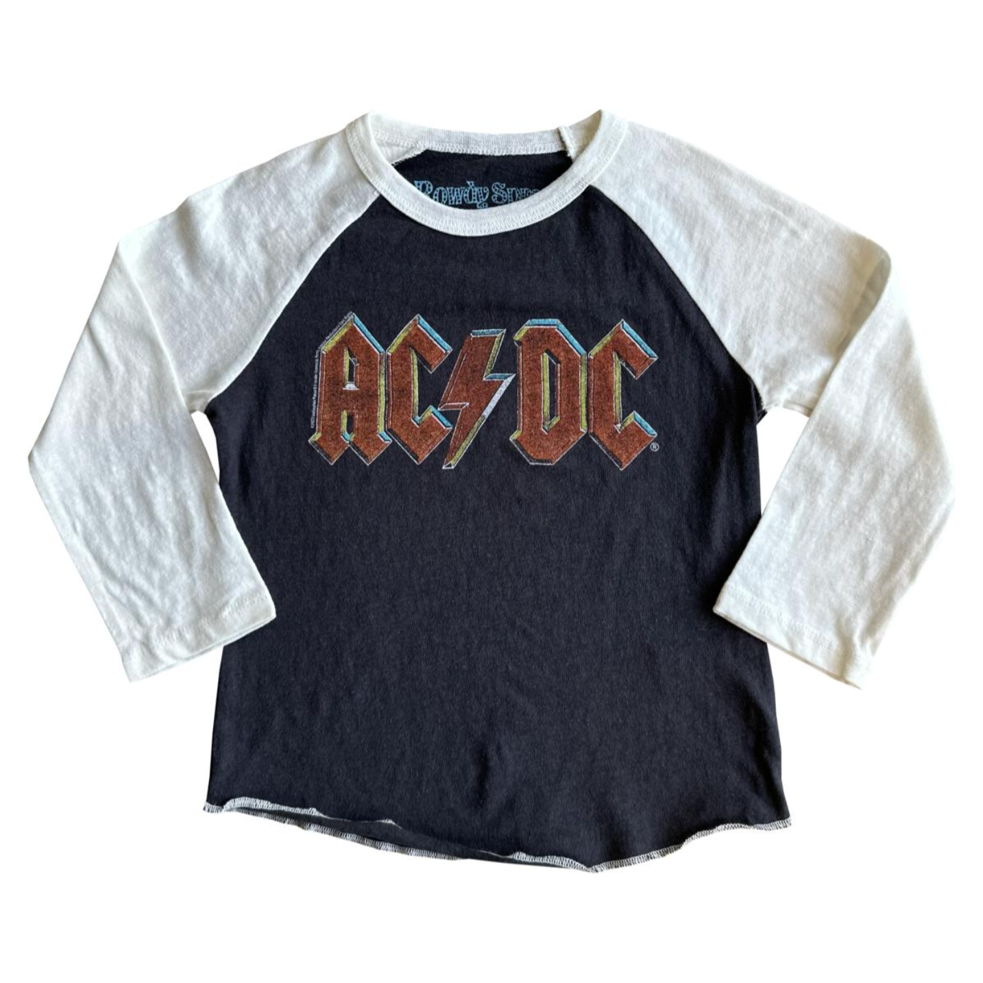 acdc raglan long sleeve tee