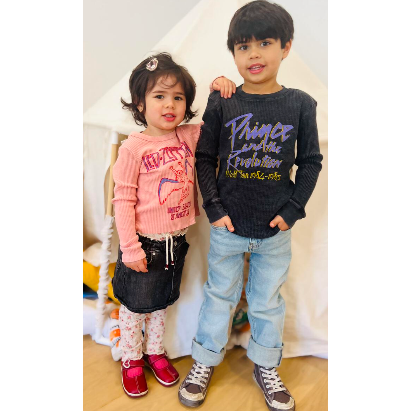 prince and the revolution long sleeve thermal tee