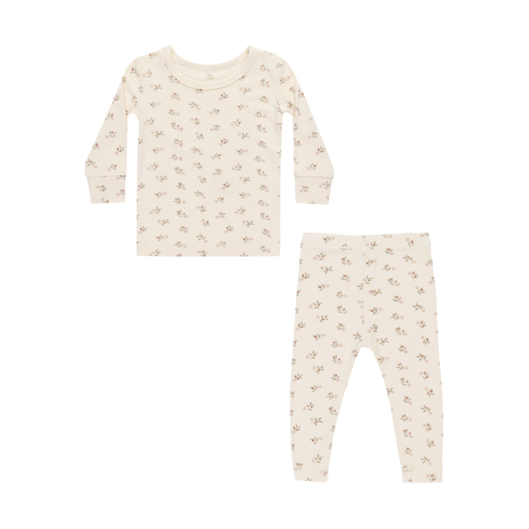 bamboo pajama set || holly berry