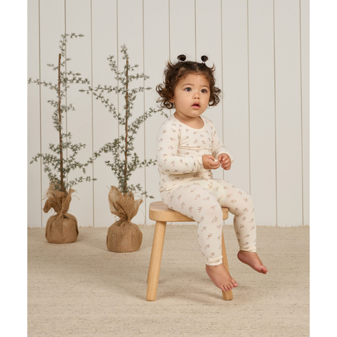 bamboo pajama set || holly berry