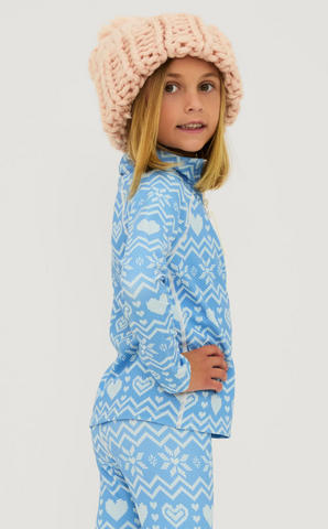 little kamara top | alps fairisle waffle