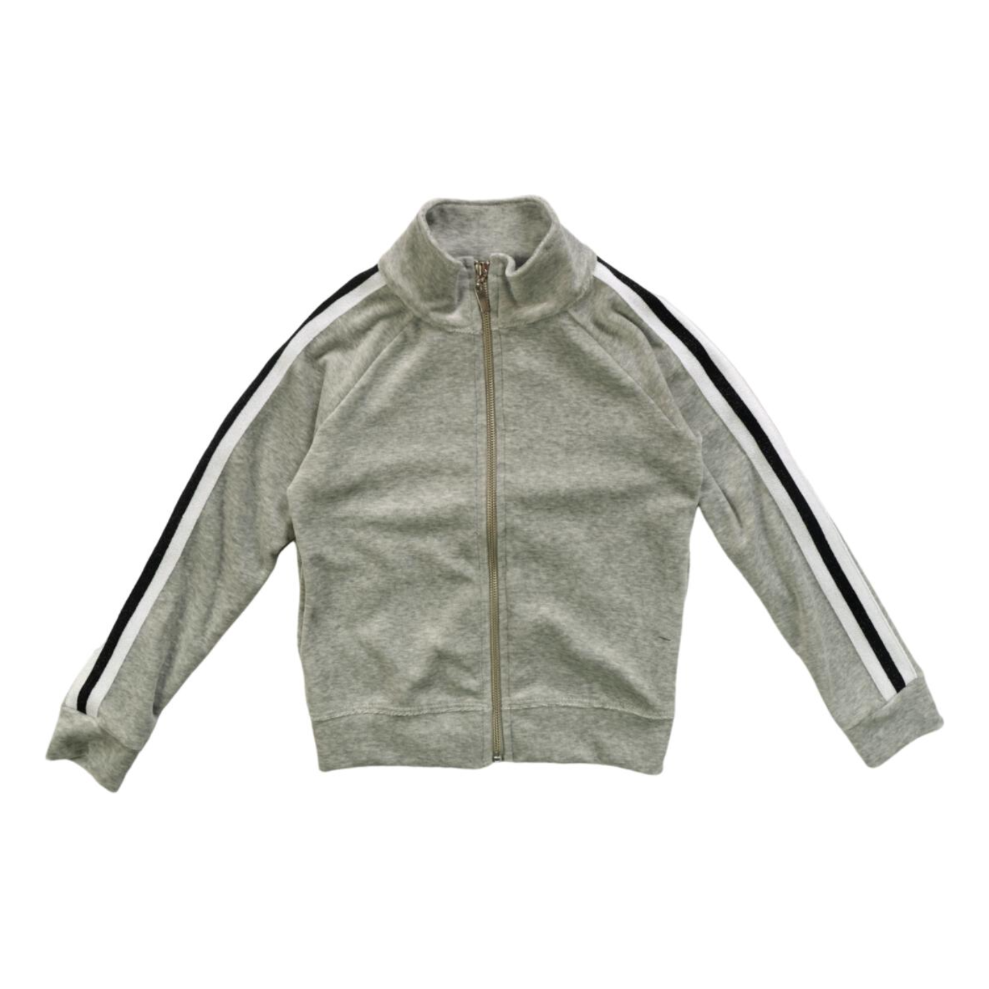 long sleeve track jacket | heather grey