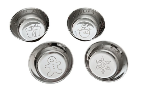 stainless steel holiday small bowl set (4)